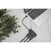 Digitus DS-45334 3-Port-MST-Video-Hub, USB-C auf 3x DisplayPort, Schwarz