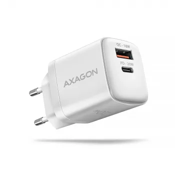 Ladegerät für Mobilgeräte Axagon ACU-PQ20W Universal Weiß
