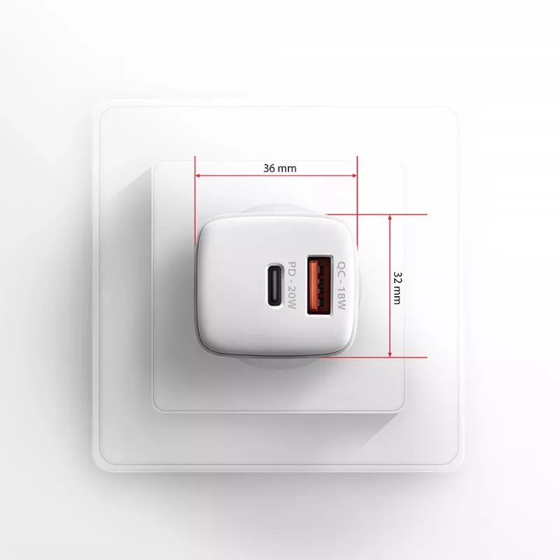 Ladegerät für Mobilgeräte Axagon ACU-PQ20W Universal Weiß