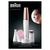Braun Gesichtsepilierer 81636295, weiß/bronze