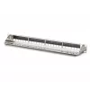 DIGITUS DN-91411-G modulares Patchpanel, 24 Ports, geschirmt, verzinkt, 19 Zoll 1U Rackmontage, unbestückt, Schwarz