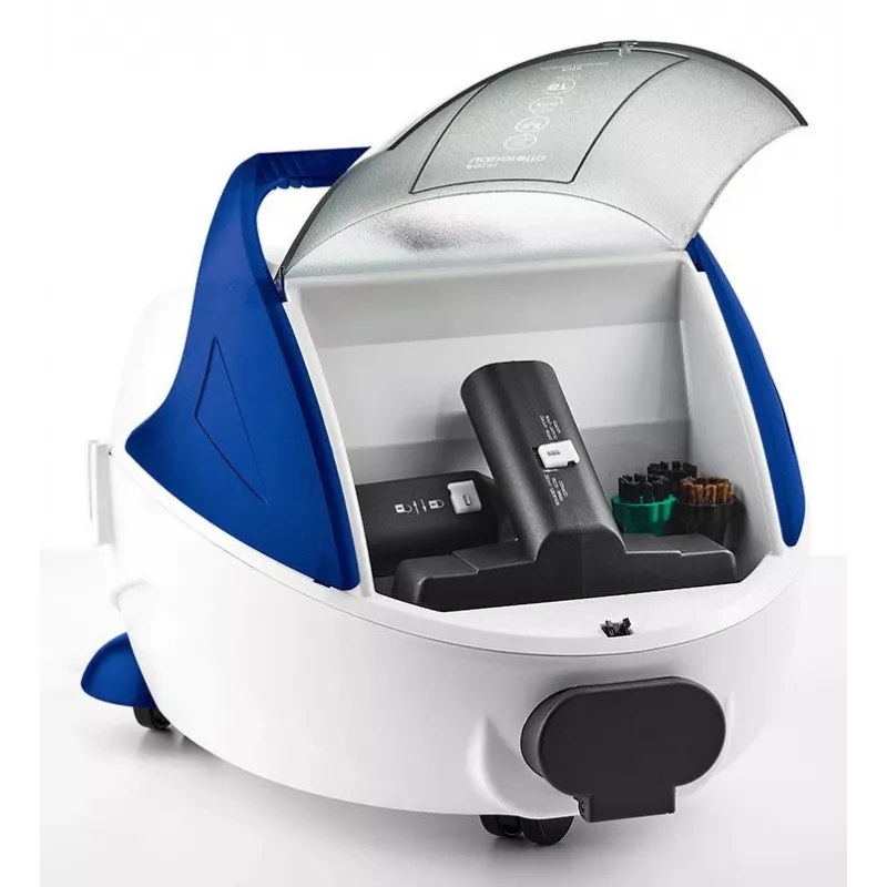 Polti Pro 100 Eco Power Zylinder-Dampfreiniger 1900 W Schwarz, Blau, Weiß