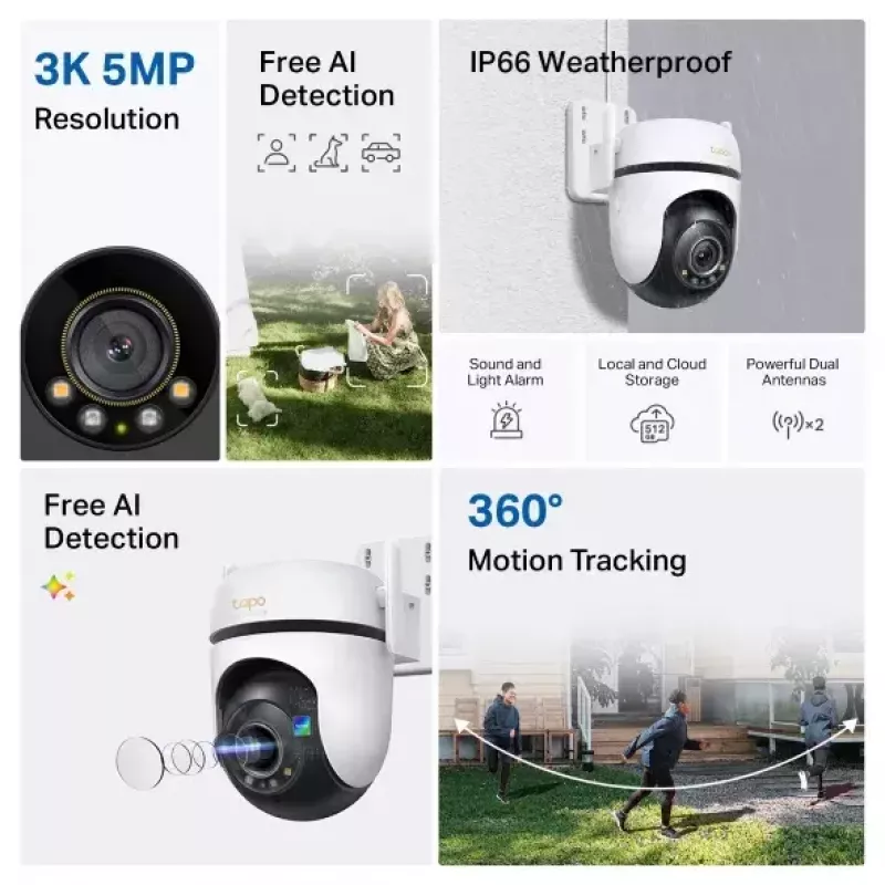 Überwachungskamera Hikvision DS-2DE2C400MWG-4G PTZ 4 MP