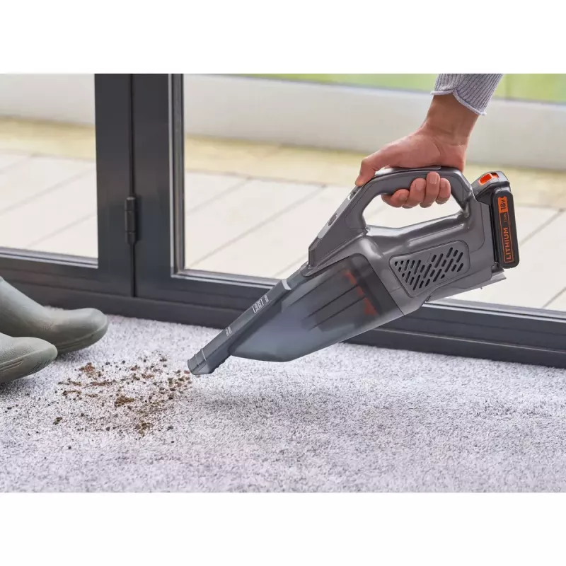 Handstaubsauger Black & Decker BCHV001B kompakt leicht mit waschbarem Filter und Ladestation