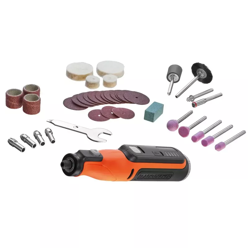 Power-Gravierer Black & Decker BCRT8I-XJ – handgeführter Präzisionsgravierer, leichtes Design