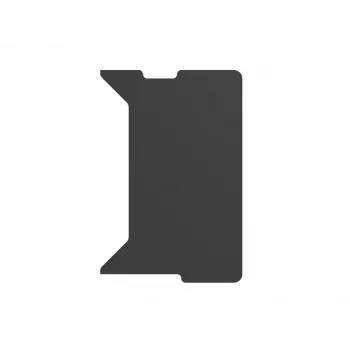 Kompakter Büroschreibtisch genesis NDS-2281 Anthrazit Schwarz, 50 cm Tiefe