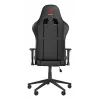 Gaming-Sessel GENESIS Nitro 440 G2, gepolsterter Sitz, Stoff/Kunstleder, grau/schwarz, max. 120 kg, verstellbare Rückenlehne und 1D-Armlehnen