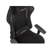 Gaming-Sessel GENESIS Nitro 440 G2, gepolsterter Sitz, Stoff/Kunstleder, grau/schwarz, max. 120 kg, verstellbare Rückenlehne und 1D-Armlehnen