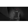 Gaming-Sessel GENESIS Nitro 440 G2, gepolsterter Sitz, Stoff/Kunstleder, grau/schwarz, max. 120 kg, verstellbare Rückenlehne und 1D-Armlehnen