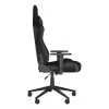 Gaming-Sessel GENESIS Nitro 440 G2, gepolsterter Sitz, Stoff/Kunstleder, grau/schwarz, max. 120 kg, verstellbare Rückenlehne und 1D-Armlehnen