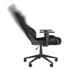 Gaming-Sessel GENESIS Nitro 440 G2, gepolsterter Sitz, Stoff/Kunstleder, grau/schwarz, max. 120 kg, verstellbare Rückenlehne und 1D-Armlehnen