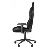Gaming-Sessel GENESIS Nitro 440 G2, gepolsterter Sitz, Stoff/Kunstleder, grau/schwarz, max. 120 kg, verstellbare Rückenlehne und 1D-Armlehnen