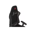 Gaming-Sessel GENESIS Nitro 440 G2, gepolsterter Sitz, Stoff/Kunstleder, grau/schwarz, max. 120 kg, verstellbare Rückenlehne und 1D-Armlehnen