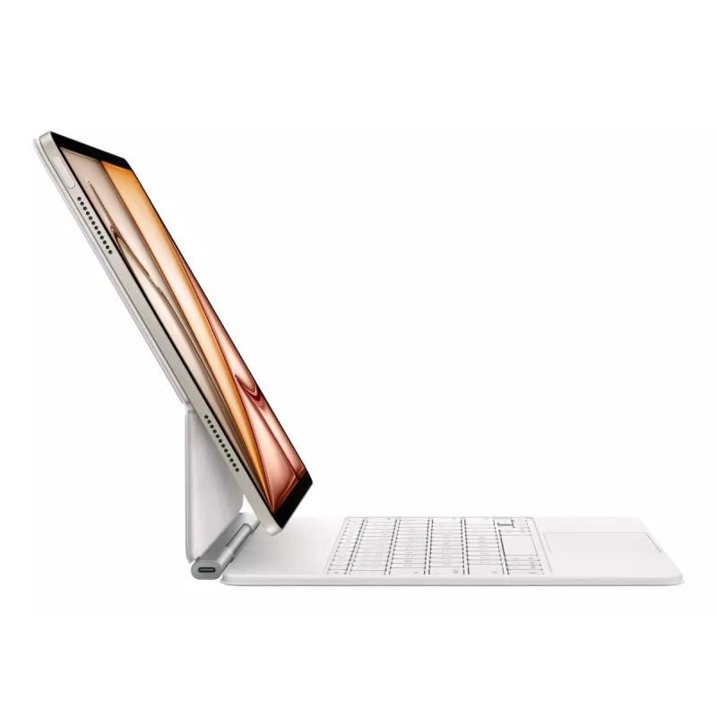APPLE Magic Keyboard für iPad Air 13 Zoll M3 - Russisch - Weiß