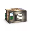 Philips Hue White Lucca Outdoor Wandleuchte, Smart Außenleuchte, Bluetooth/Zigbee, Anthrazit, LED, Aluminium, E27