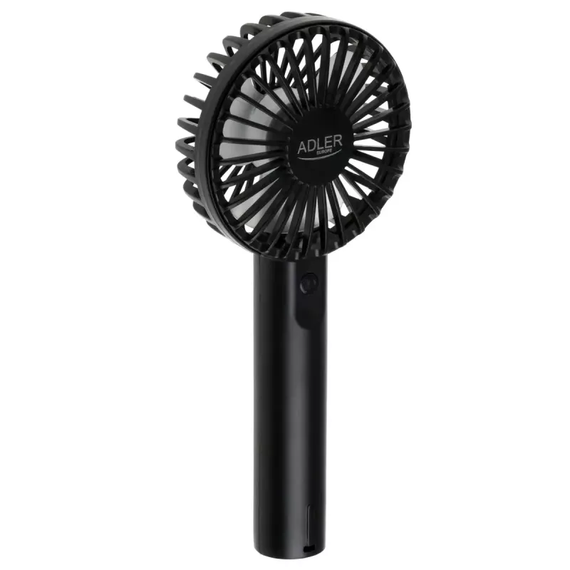 Tischventilator Adler AD 7338 Mini USB — 7 cm Durchmesser, 3 Geschwindigkeiten, schwarz