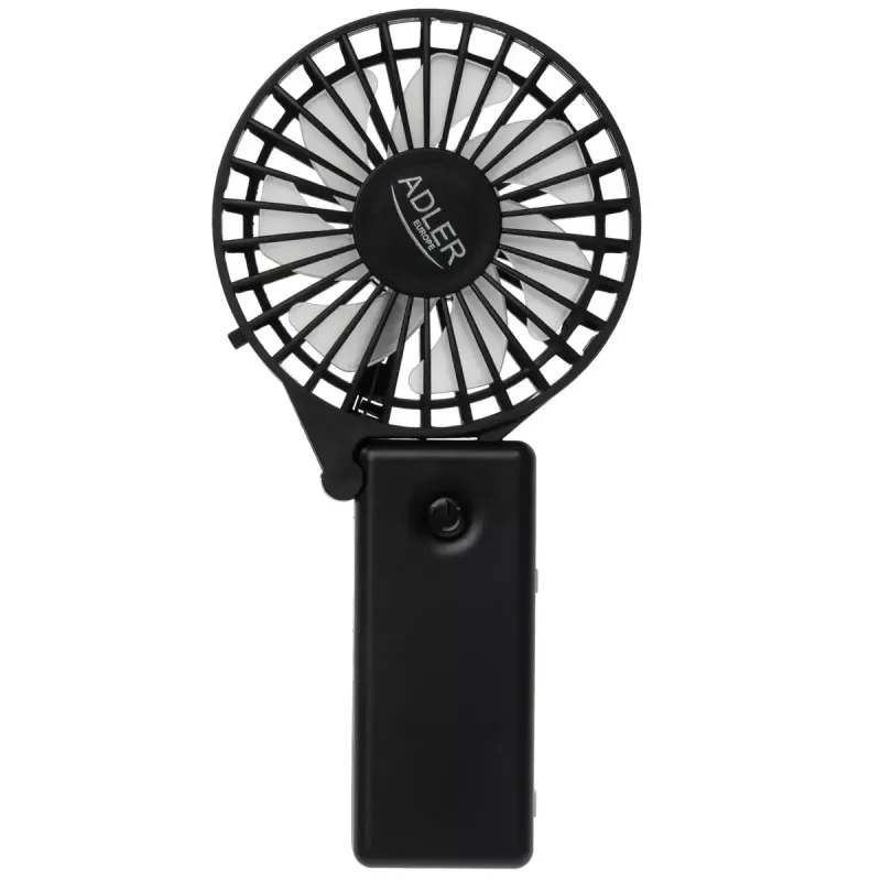 Tischventilator Adler AD 7336 – faltbarer Mini-Ventilator, 6,5 cm Durchmesser, 1 Geschwindigkeit, schwarz