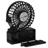 Tischventilator Adler AD 7336 – faltbarer Mini-Ventilator, 6,5 cm Durchmesser, 1 Geschwindigkeit, schwarz