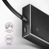 Axagon HUE-F7A 7x USB 3.2 Gen 1 ALU FLAT Hub micro power IN 1m USB-A USB 3.2 Gen 1 (3.1 Gen 1) Type-A 5000 Mbit/s Schwarz