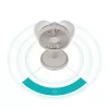 Standventilator Duux Rize Flex 21 cm, 4 Geschwindigkeiten, Oszillation, 10 W, greige