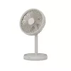 Standventilator Duux Rize Flex 21 cm, 4 Geschwindigkeiten, Oszillation, 10 W, greige