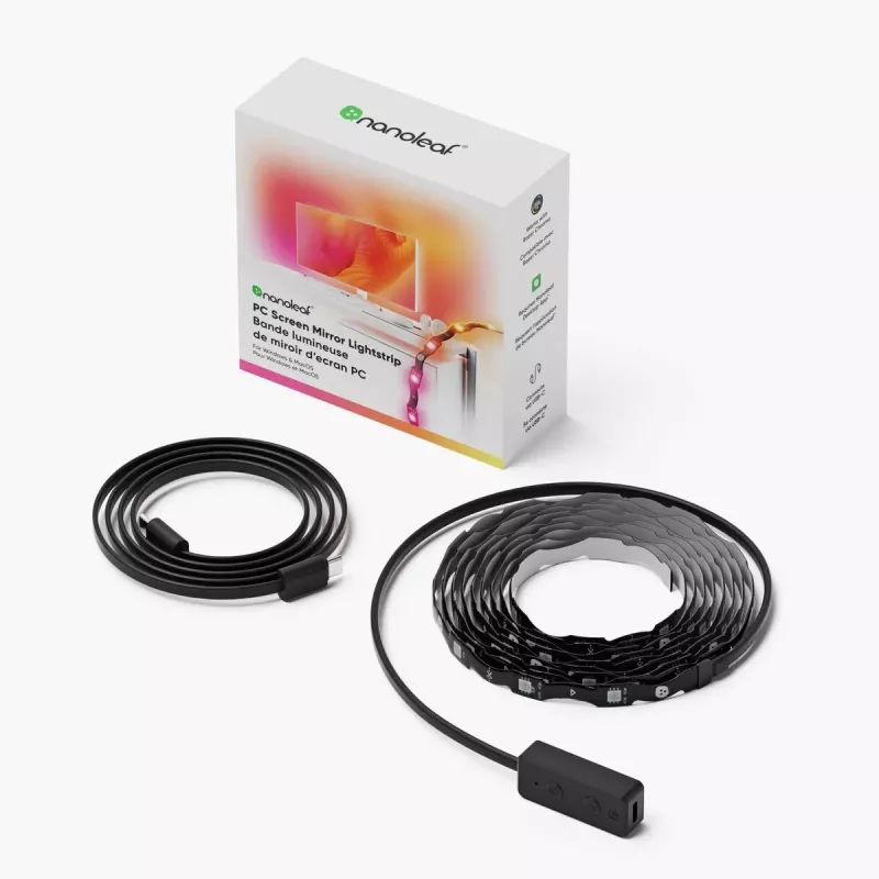 LED-Lichtstreifen Nanoleaf N7601K00-1LS4D 2,5 m, 10 W, Mehrfarbig RGB
