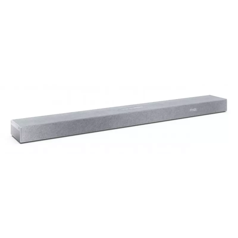 Sharp HT-SBW53121(SL) 3.1.2 Dolby Atmos/DTS:X Soundbar mit kabellosem Subwoofer, 550 W, Bluetooth, Silber
