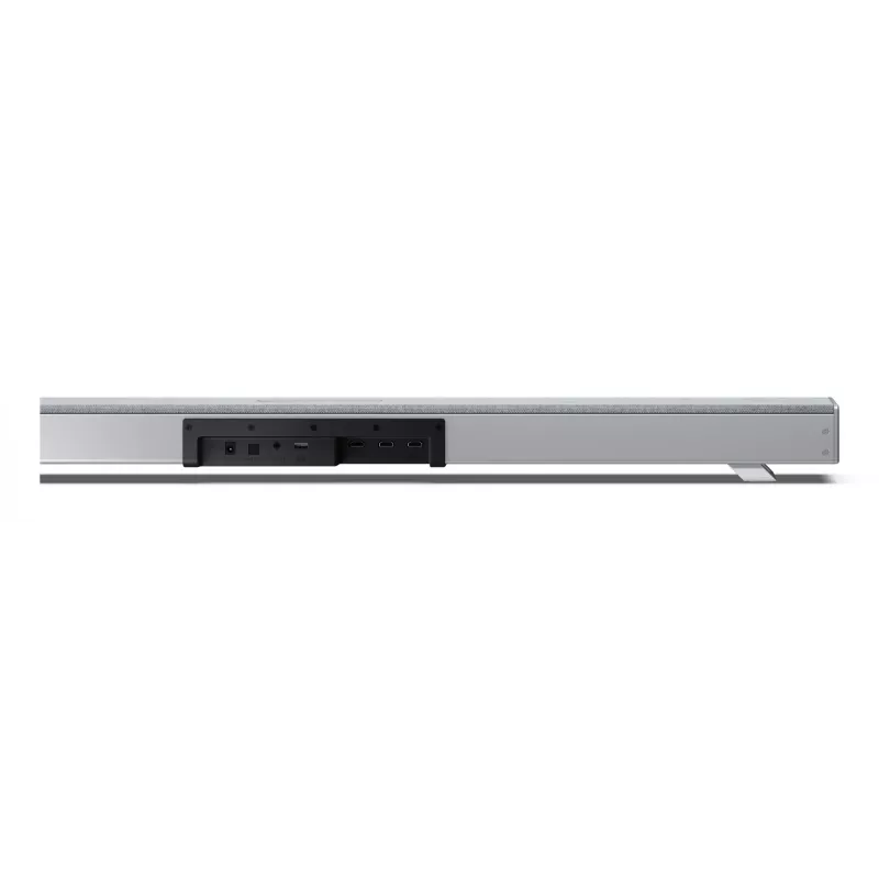 Sharp HT-SBW53121(SL) 3.1.2 Dolby Atmos/DTS:X Soundbar mit kabellosem Subwoofer, 550 W, Bluetooth, Silber
