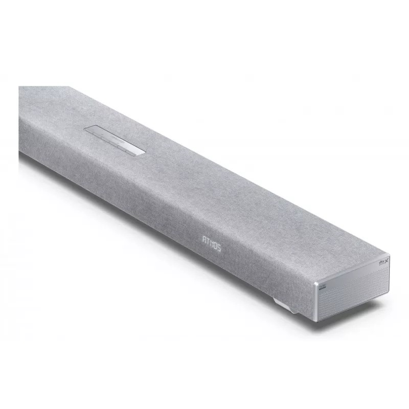 Sharp HT-SBW53121(SL) 3.1.2 Dolby Atmos/DTS:X Soundbar mit kabellosem Subwoofer, 550 W, Bluetooth, Silber