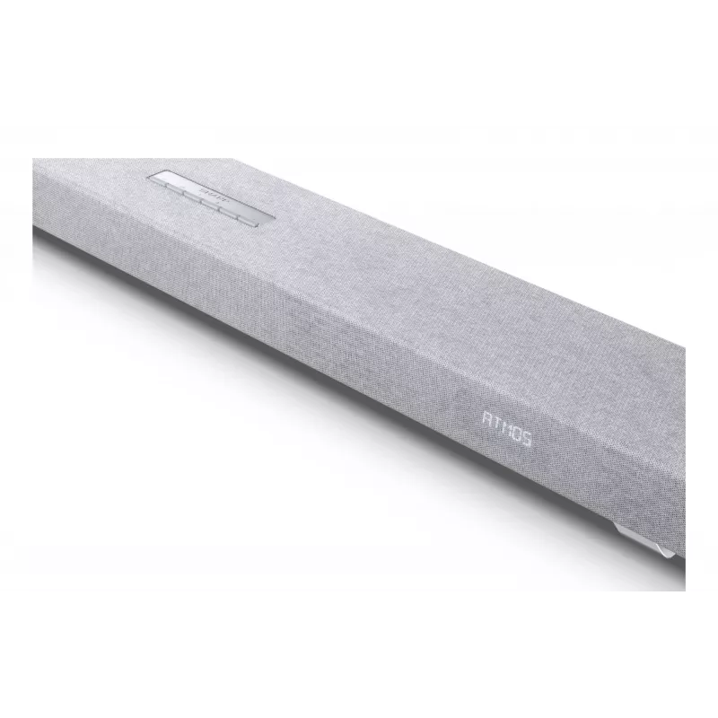 Sharp HT-SBW53121(SL) 3.1.2 Dolby Atmos/DTS:X Soundbar mit kabellosem Subwoofer, 550 W, Bluetooth, Silber