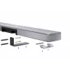 Sharp HT-SBW53121(SL) 3.1.2 Dolby Atmos/DTS:X Soundbar mit kabellosem Subwoofer, 550 W, Bluetooth, Silber