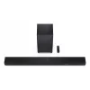 Sharp HT-SBW55121(BK) 5.1.2 Dolby Atmos/DTS:X Soundbar mit kabellosem Subwoofer, 650 W, Bluetooth, Schwarz