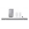 Sharp HT-SBW55121(SL) 5.1.2 Dolby Atmos/DTS:X Soundbar mit kabellosem Subwoofer, 650 W, Bluetooth, Silber