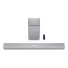 Sharp HT-SBW55121(SL) 5.1.2 Dolby Atmos/DTS:X Soundbar mit kabellosem Subwoofer, 650 W, Bluetooth, Silber