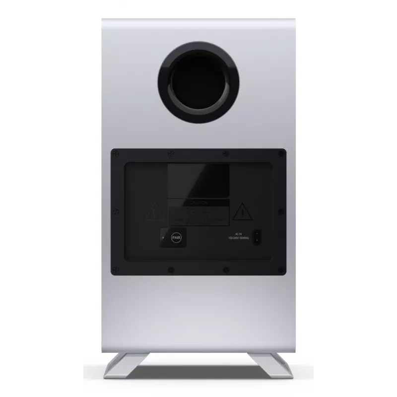 Sharp HT-SBW55121(SL) 5.1.2 Dolby Atmos/DTS:X Soundbar mit kabellosem Subwoofer, 650 W, Bluetooth, Silber
