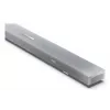 Sharp HT-SBW55121(SL) 5.1.2 Dolby Atmos/DTS:X Soundbar mit kabellosem Subwoofer, 650 W, Bluetooth, Silber