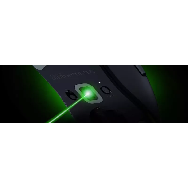 Razer Cobra HyperSpeed kabellose Gaming-Maus, optisch, 26000 DPI, Bluetooth + RF + USB Typ A, Rechtshänder