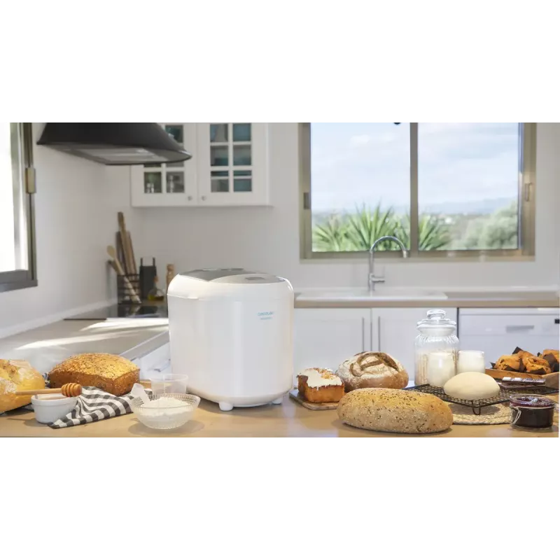 Cecotec Bread&Co 1000 Delicious Brotbackautomat, 19 Programme, max. 1 kg, LCD-Display