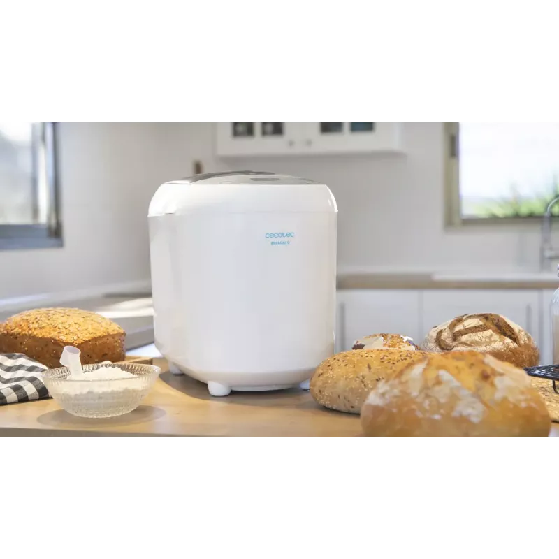 Cecotec Bread&Co 1000 Delicious Brotbackautomat, 19 Programme, max. 1 kg, LCD-Display