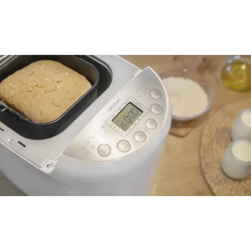 Cecotec Bread&Co 1000 Delicious Brotbackautomat, 19 Programme, max. 1 kg, LCD-Display