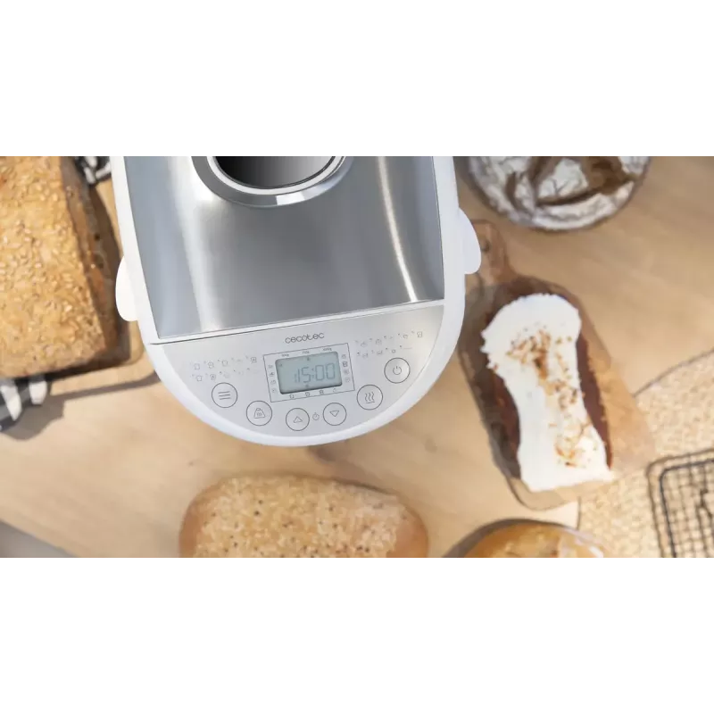 Cecotec Bread&Co 1000 Delicious Brotbackautomat, 19 Programme, max. 1 kg, LCD-Display