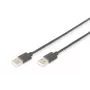 DIGITUS USB 2.0 Verbindungskabel Typ A M/m 1,8m USB 2.0 Konform Schwarz