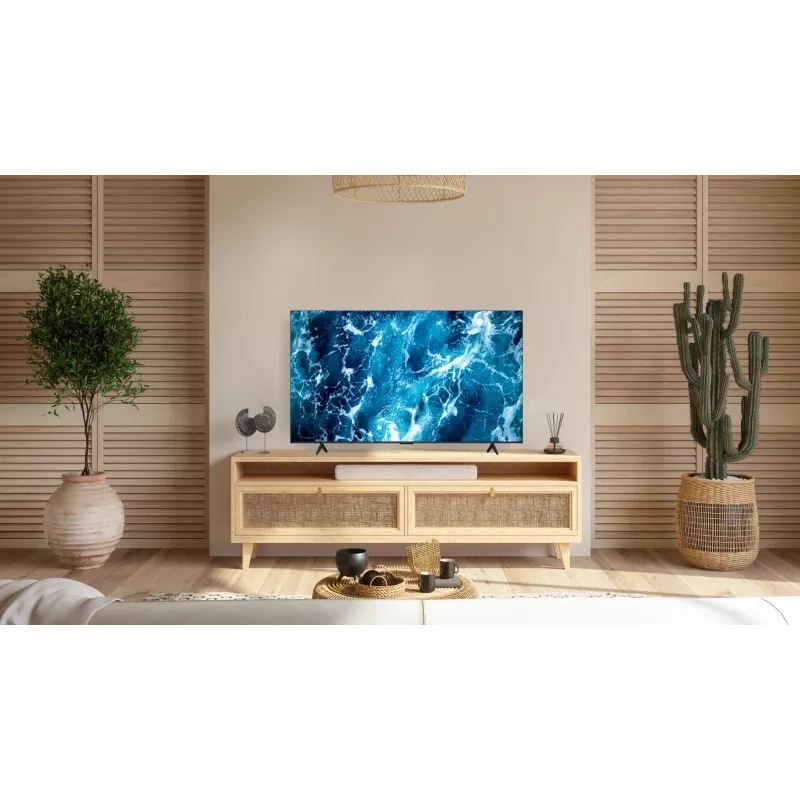 TCL 55T69C 55 Zoll QLED 4K Ultra HD TV, Direct-LED, Google TV, HDR10+, 60Hz, Dolby Atmos, Wi‑Fi/Bluetooth