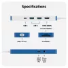 TARGUS Hyperdrive Flex 8 Port USB-C Hub (blau)