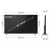 Sharp 65HP5265E 65" (165,1 cm) 4K Ultra HD Smart-TV, Google TV, WLAN, schwarz