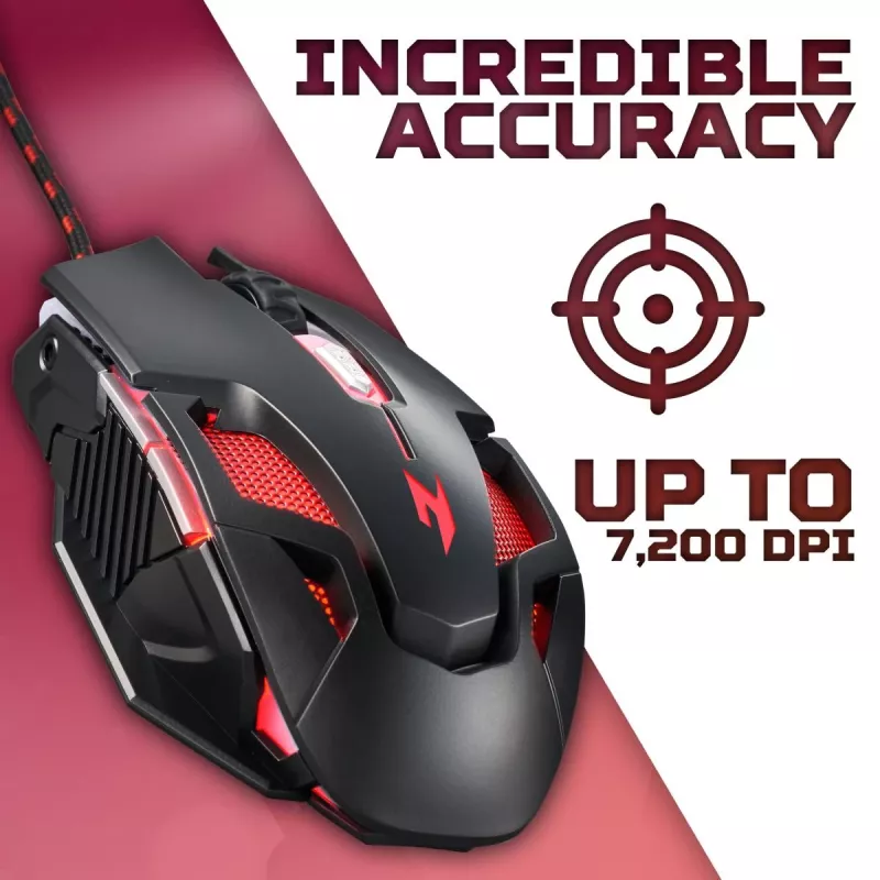 Acer Nitro Gaming Mouse II NMW200, kabelgebunden, schwarz