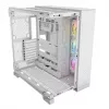 CORSAIR PC-Gehäuse – iCUE LINK 6500X RGB Mid-Tower Dual Chamber Weiß