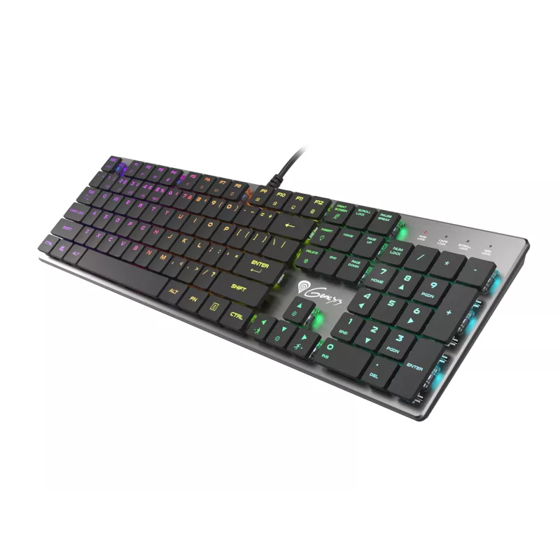 GENESIS Thor 420 RGB Tastatur Gaming USB QWERTY US International Silber