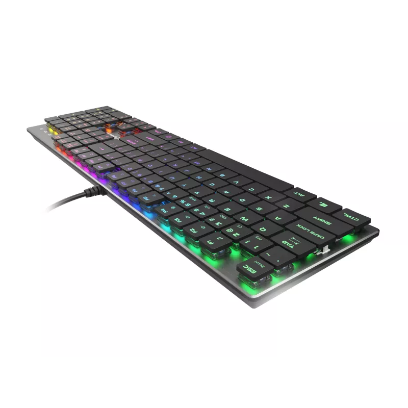 GENESIS Thor 420 RGB Tastatur Gaming USB QWERTY US International Silber