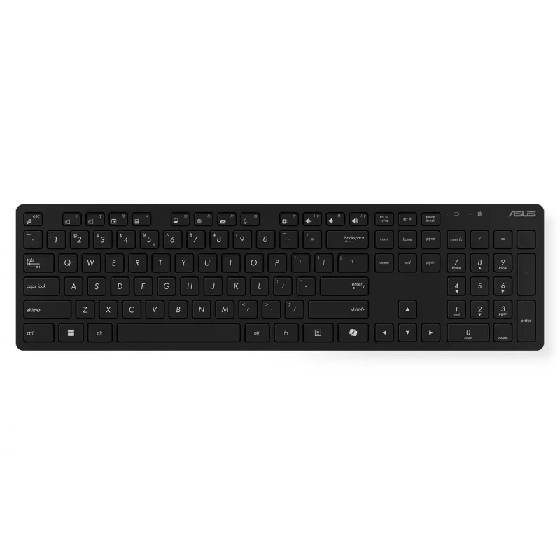 ASUS W5000 Wireless-Tastatur- und Maus-Set, Tastatur, Maus inbegriffen, Universal, RF Wireless, Schwarz